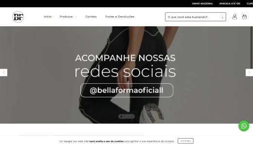 Site de Bella Forma